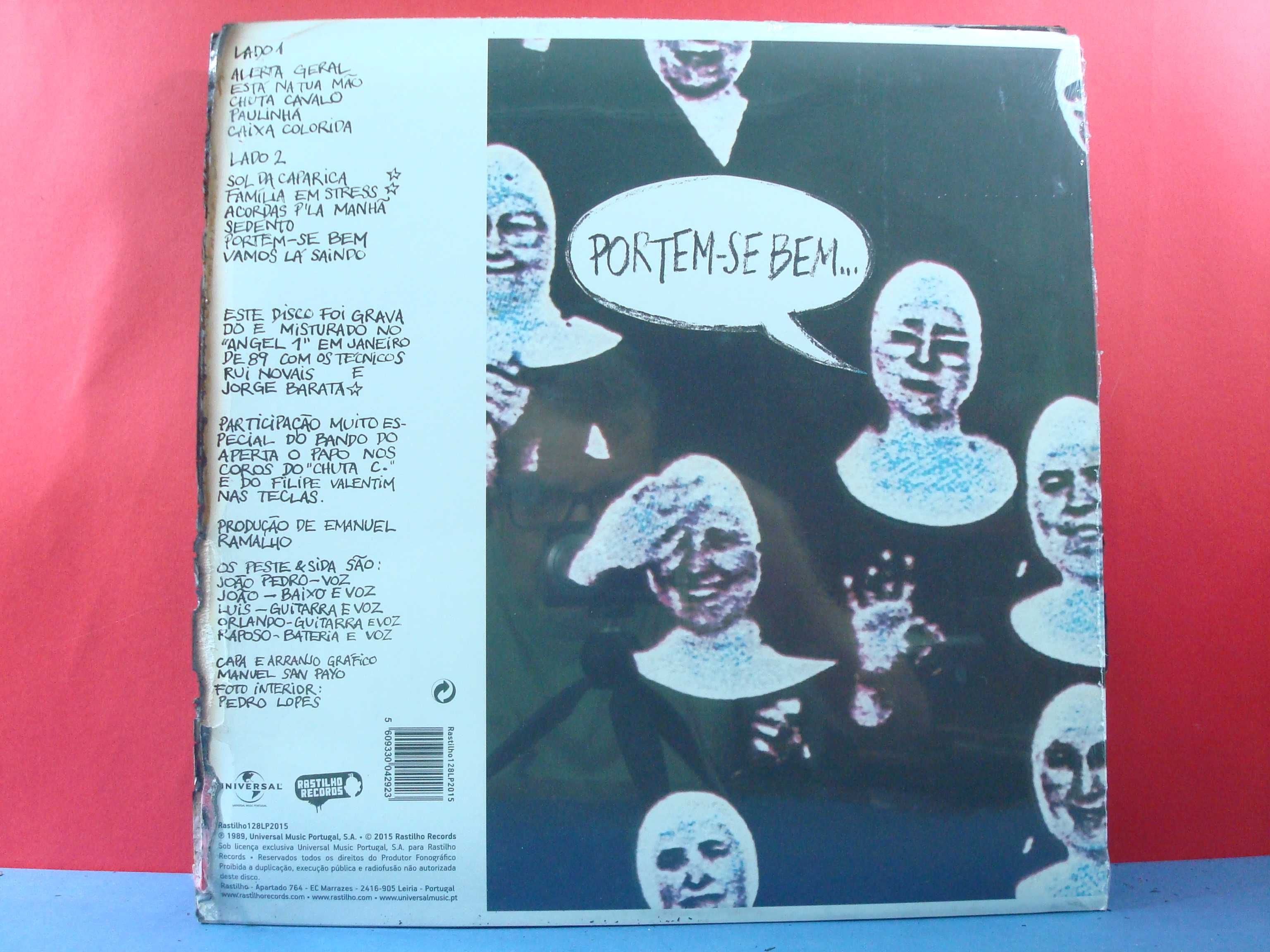 Peste & Sida - Portem-se Bem... / LP / Ver Descrição / Ver Descrição