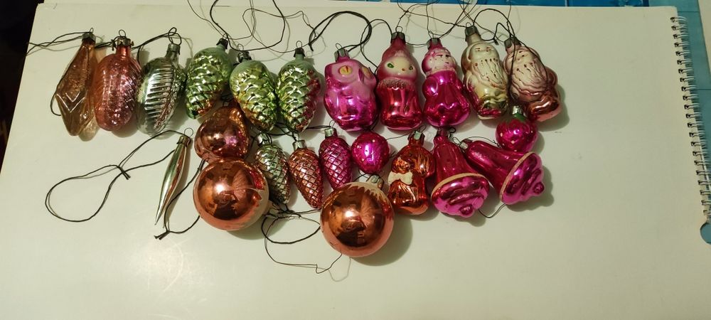 Продам ёлочные игрушки СССР одним лотом