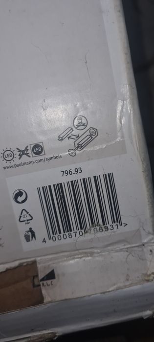 Nowa Cena 579 Złoty ! Lampa Paulmann Lento LED Powyst Nowa 1x42W