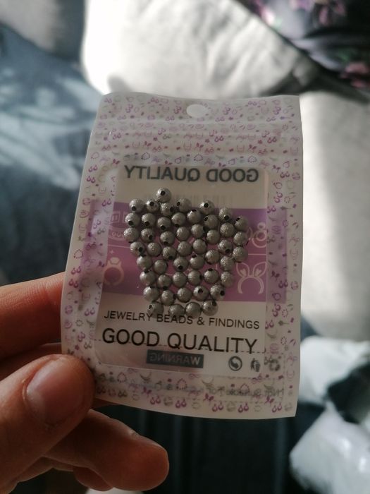 50 sztuk koraliki teksturowane 4mm