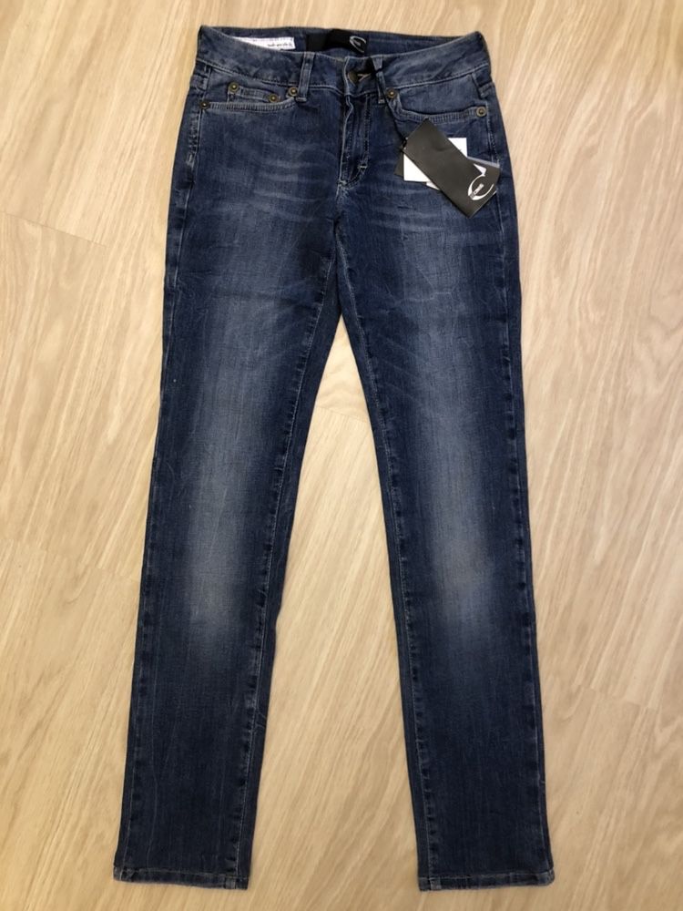 Spodnie damskie jeans Just Cavalli oryginał nowe slim leg xs 25