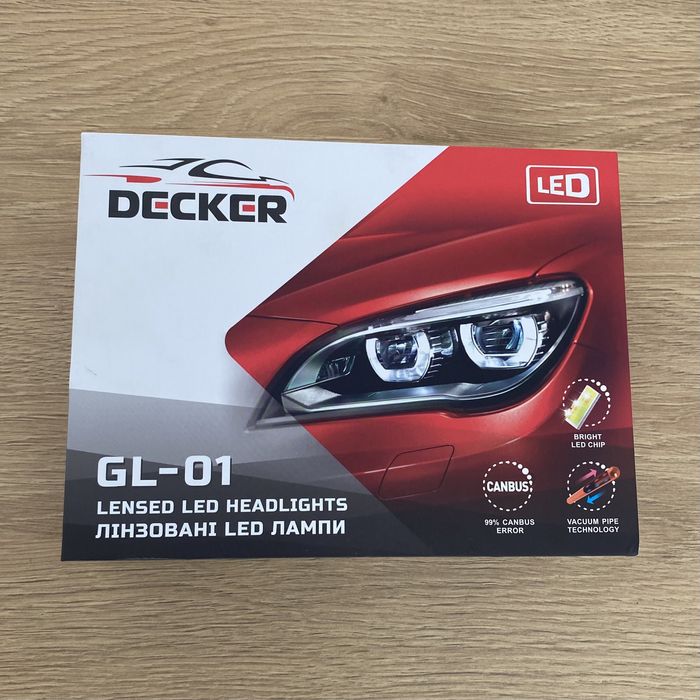 Led лампи Decker H7 міні лінза