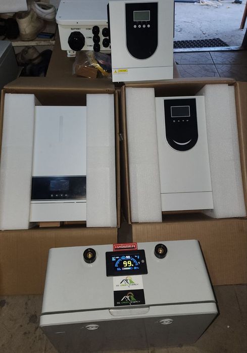 5.5кВт 500$ акумулятор батарея инвертор гибридный комплект LIFEPO4 NMC