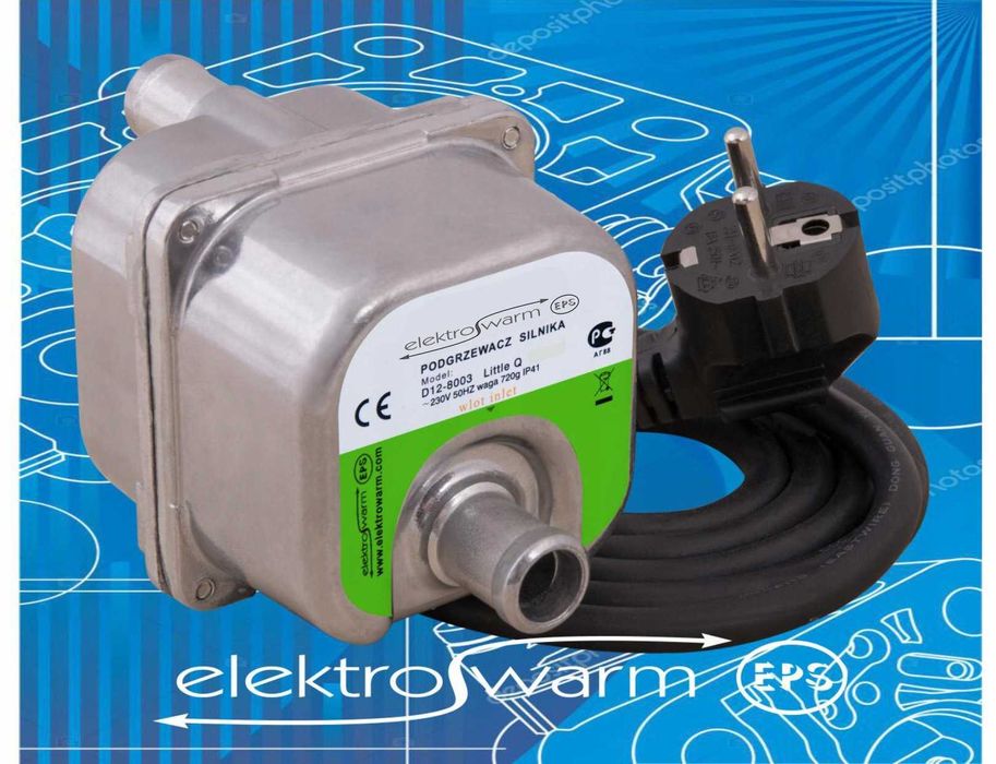 podgrzewacz dogrzewacz grzałka silnika 1500w