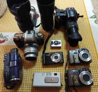 Várias Máquinas fotográficas e de filmar