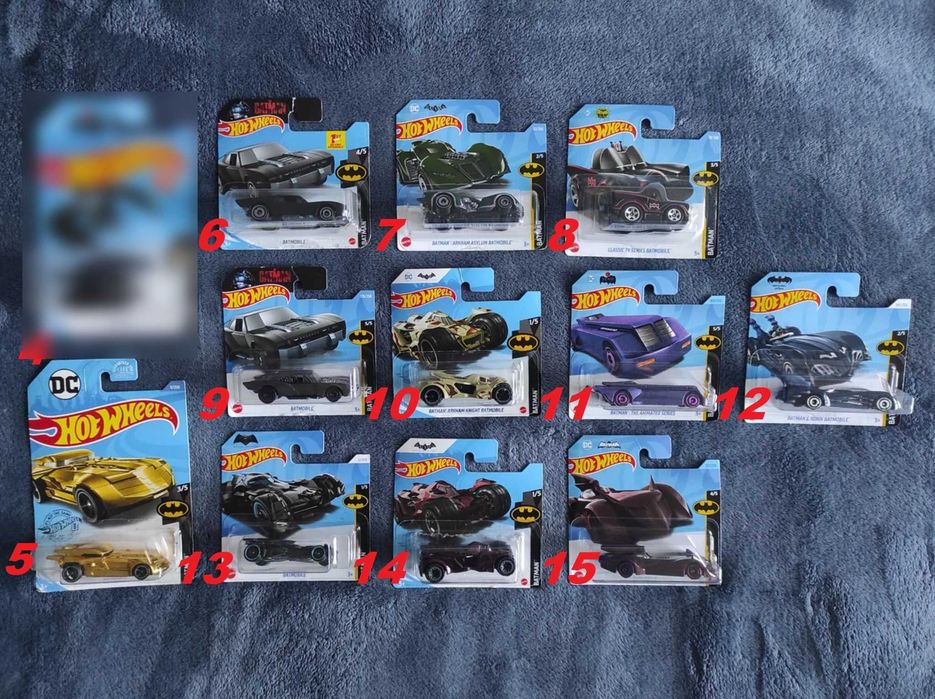 Бетмен Бетмобіль Hot Wheels Хот Віллс