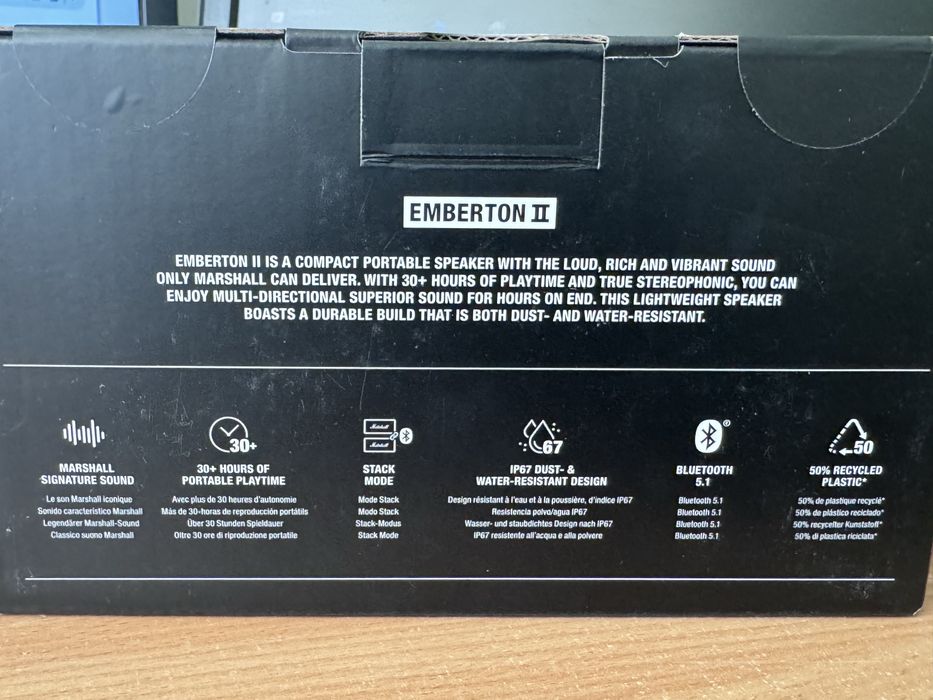 Нова колонка marshall emberton II