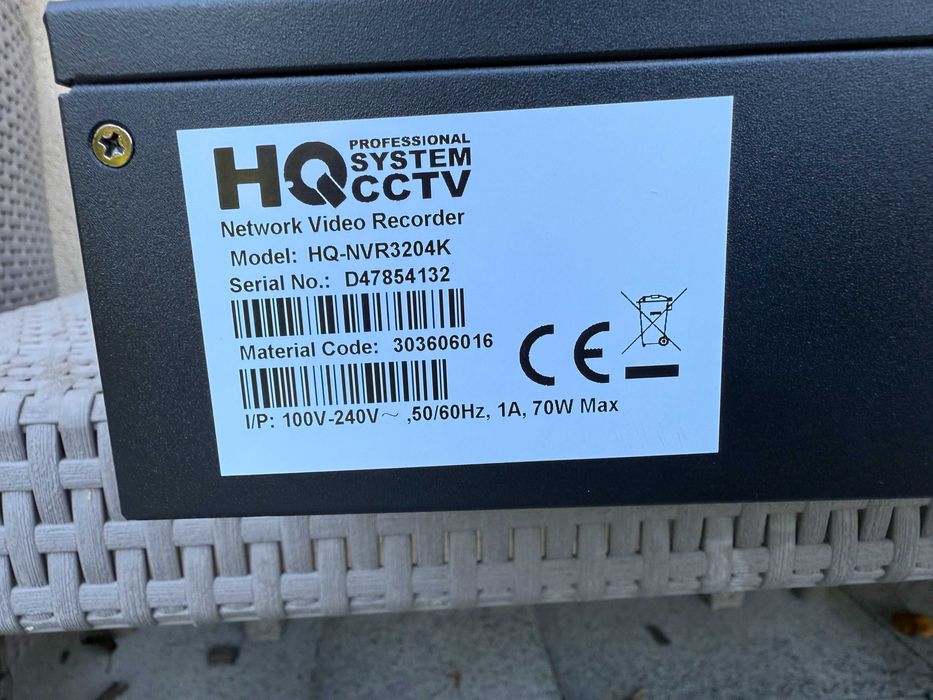 Rejestrator IP 32 kanałowy 8Mpx HQ CCTV HQ-NVR3204K