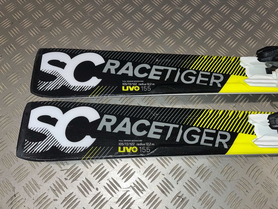 Narty VOLKL RACETIGER SC UVO 155 cm ! TOP Rocker ! Przygotowane