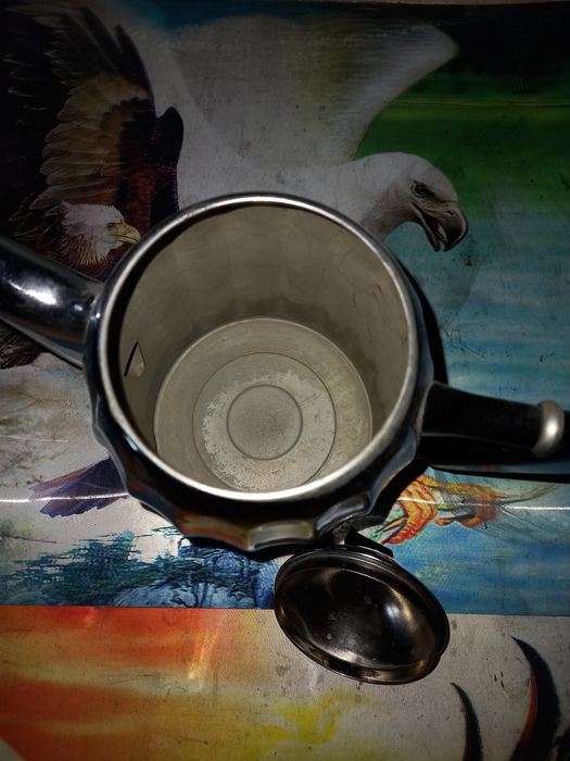 Кофейник, чайник, заварник СССР Кольчугино латунь