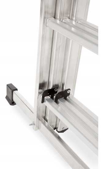 Drabina aluminiowa HIGHER 3x12,wys robocza 9m,na schody,nowa