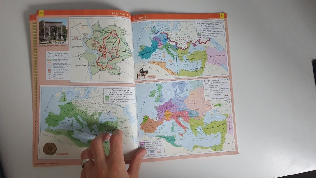 Atlas historyczny dla gimnazjum