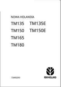 Instrukcja obsługi New Holland TM 135, TM 150, TM 165, TM 180 PL