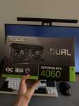 Karta graficzna RTX 4060 Asus Dual nowa na gwarancji