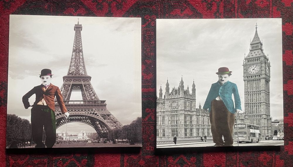 Quadros Charlie Chaplin / Charlot