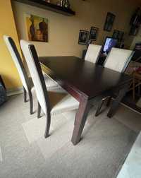 Sala de Jantar | mesa extensível+4 cadeiras