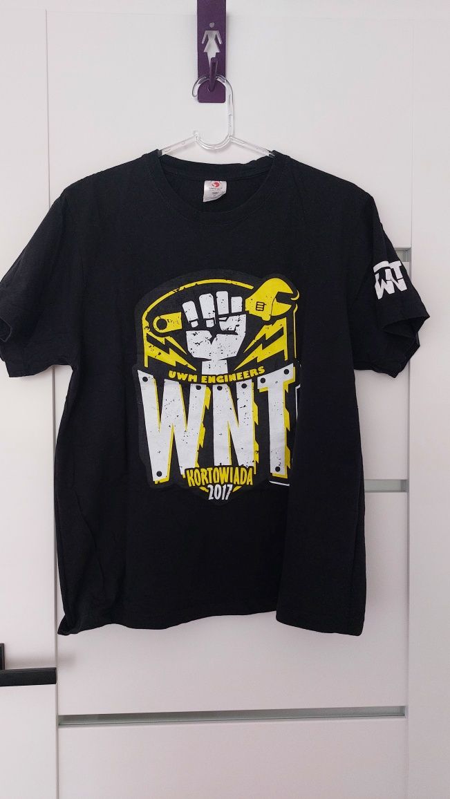 Koszulka T-shirt czarna rozmiar M juwenalia kortowiada UWM WNT
