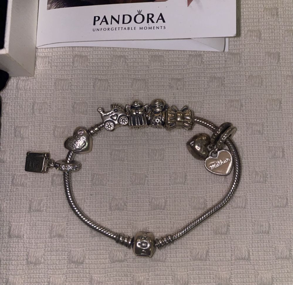 Pulseira com contas incluidas PANDORA original, fatura e caixa incl