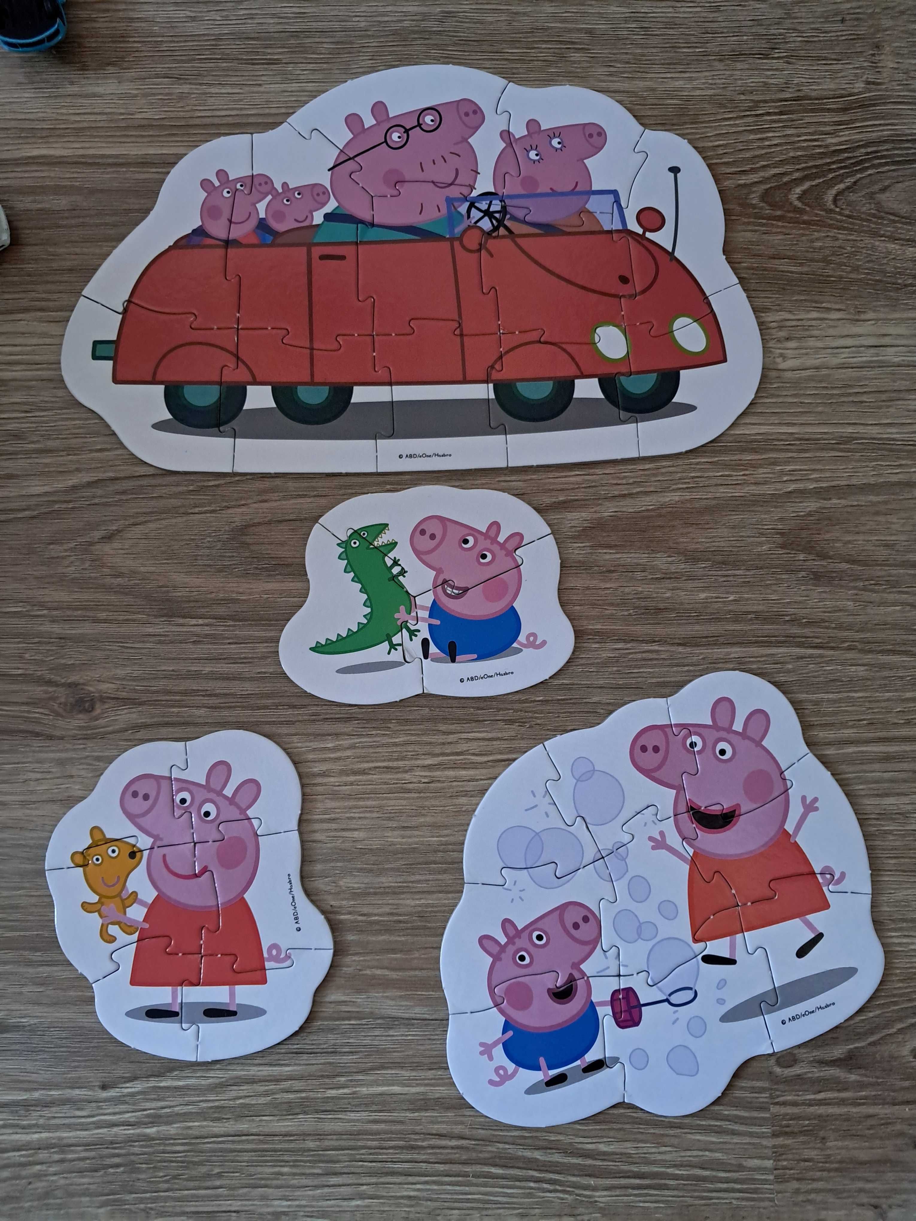 Puzzle 2+ Peppa i Kicia kocia