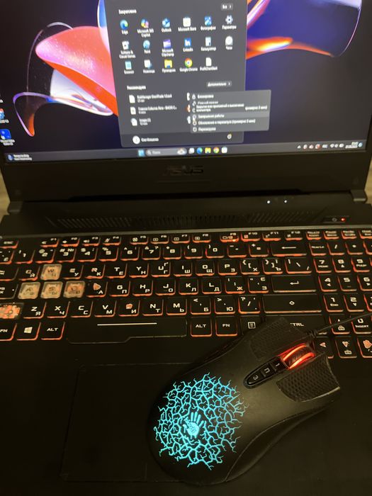 Продам ноутбук asus tuf gaming f15 gtx1050 3 gb rayzen 5