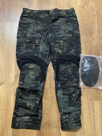 Штани бойові MultiCam Black (Л)