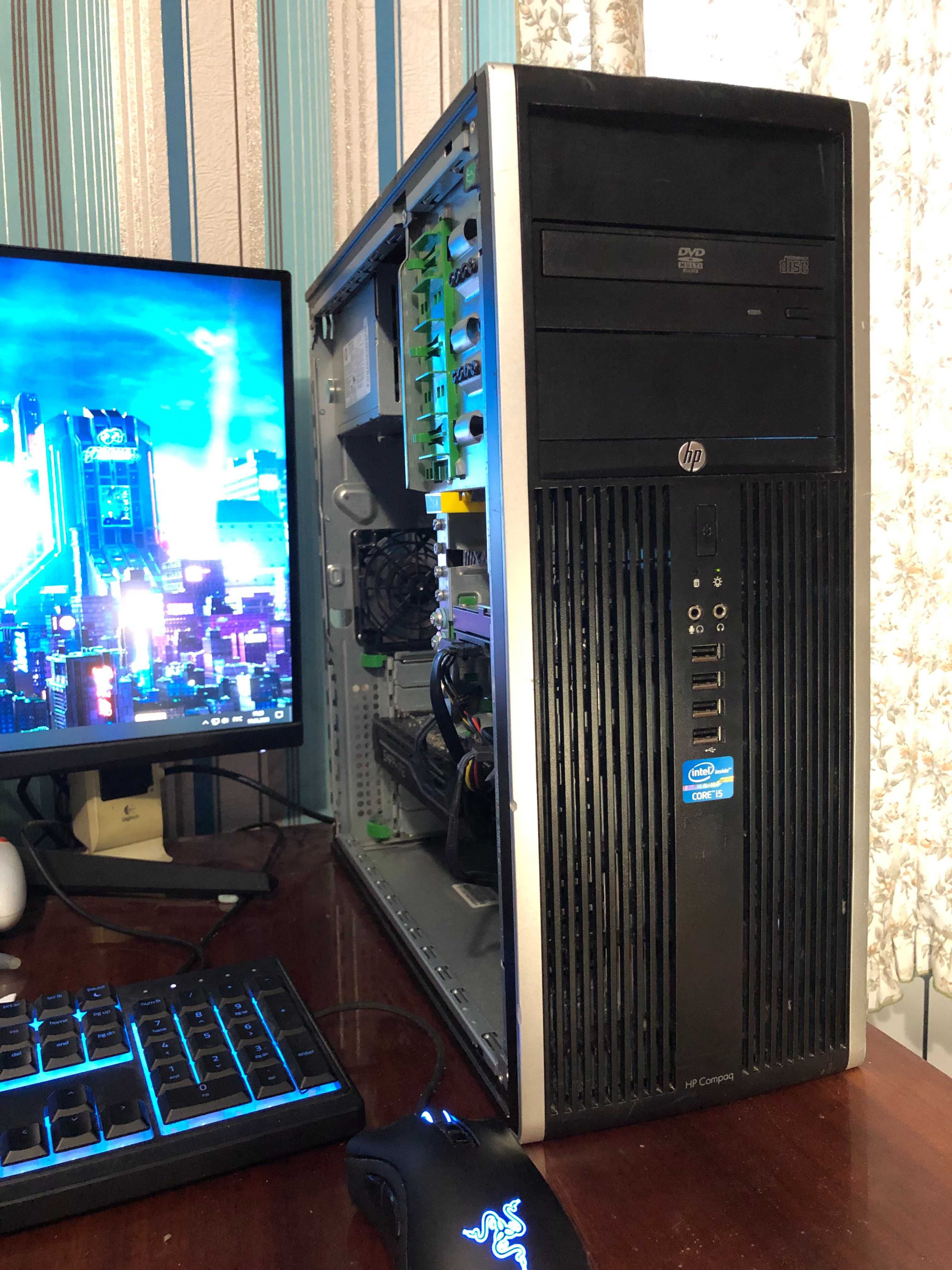 Игровой ПК Intel i5/16Gb/RX470/SSD240+250 компьютер системный блок