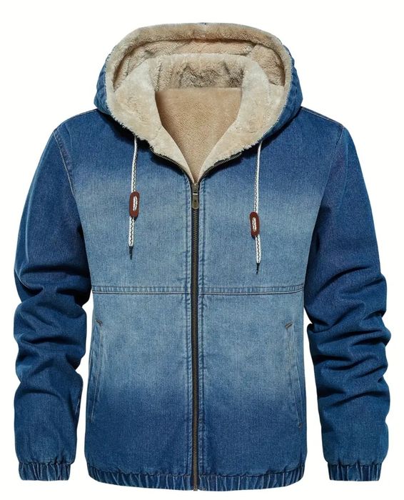 Куртка джинсова з капюшоном