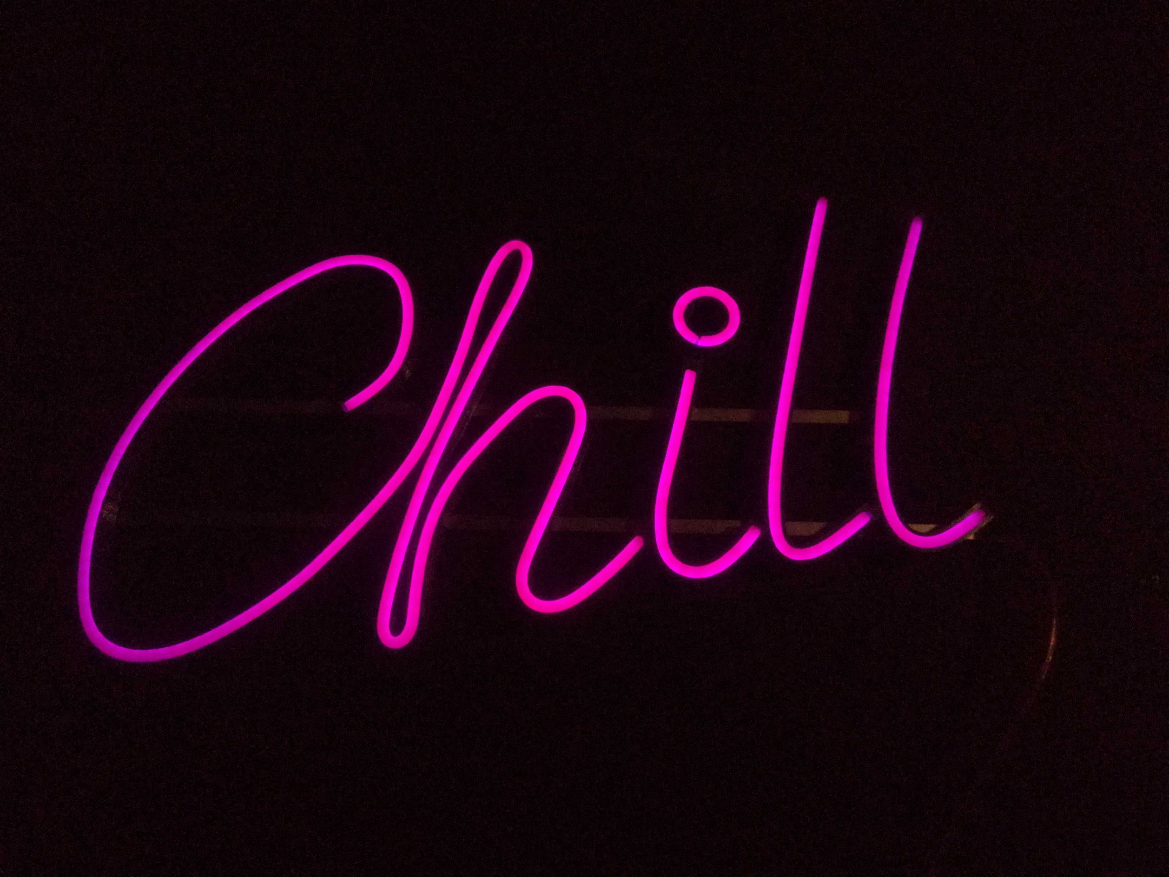 Neon "Chill" 50x30cm neony reklama ozdoba