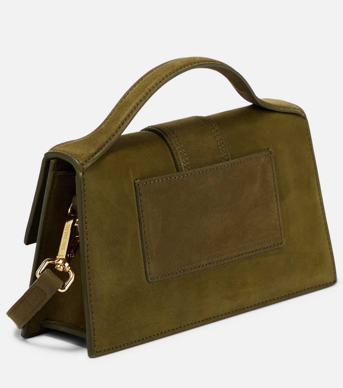 Сумка Jacquemus Le Bambino Grand Suede Olive