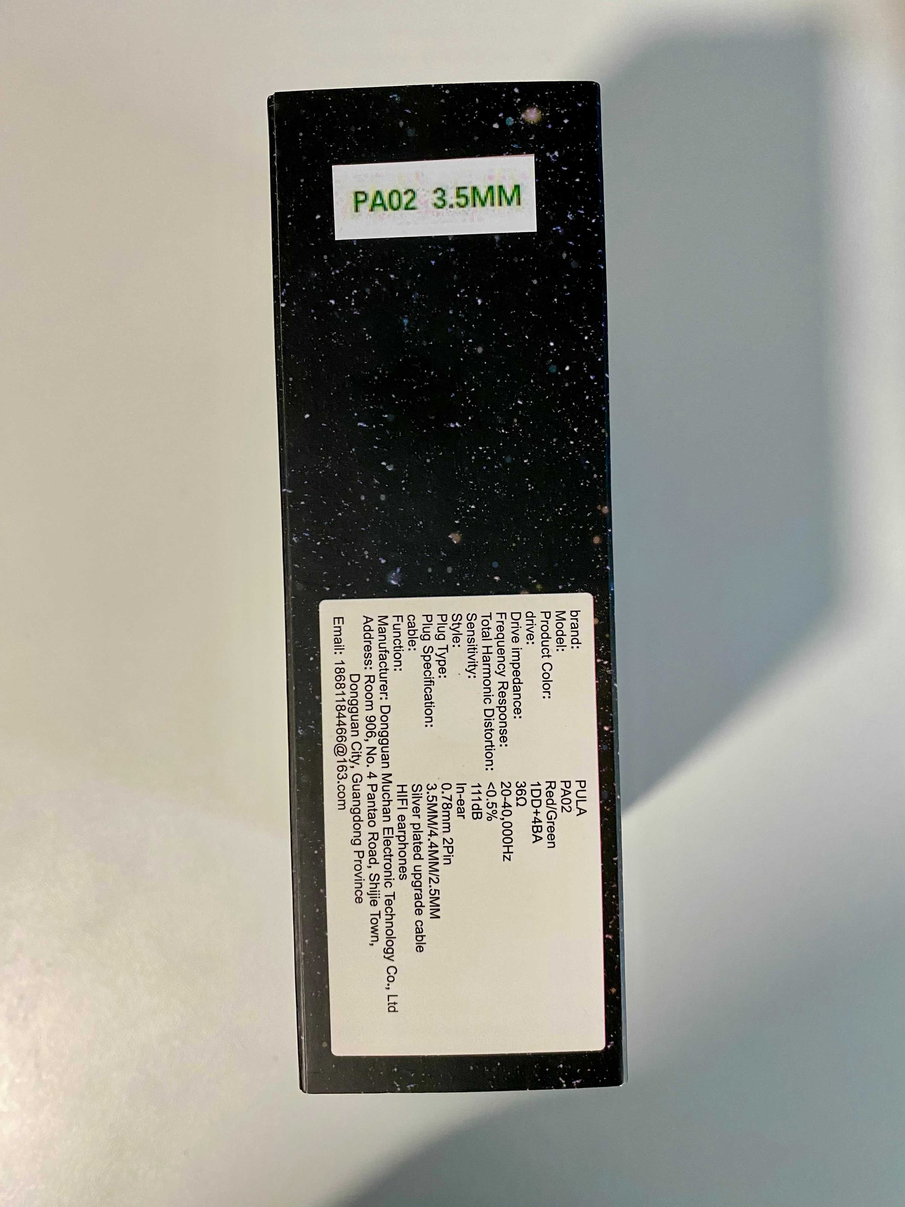 Pula PA02 - IEM (1DD+4BA) - Portes incl.