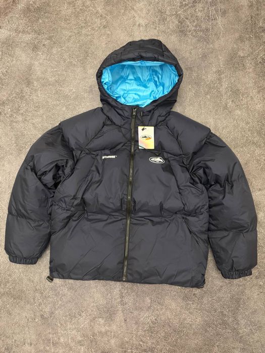 Corteiz Elitework Puffer Jacket Blue