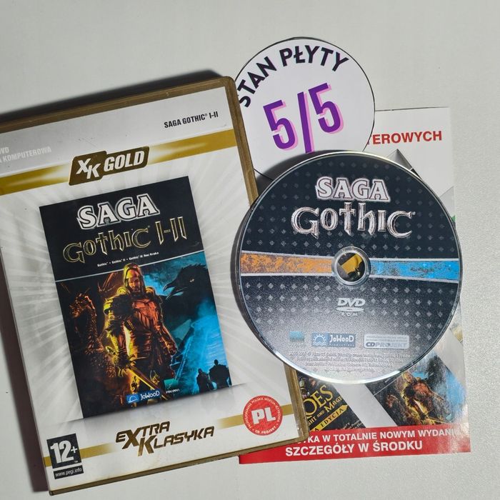 Gra PC - Saga Gothic I-II + Noc Kruka POLSKIE