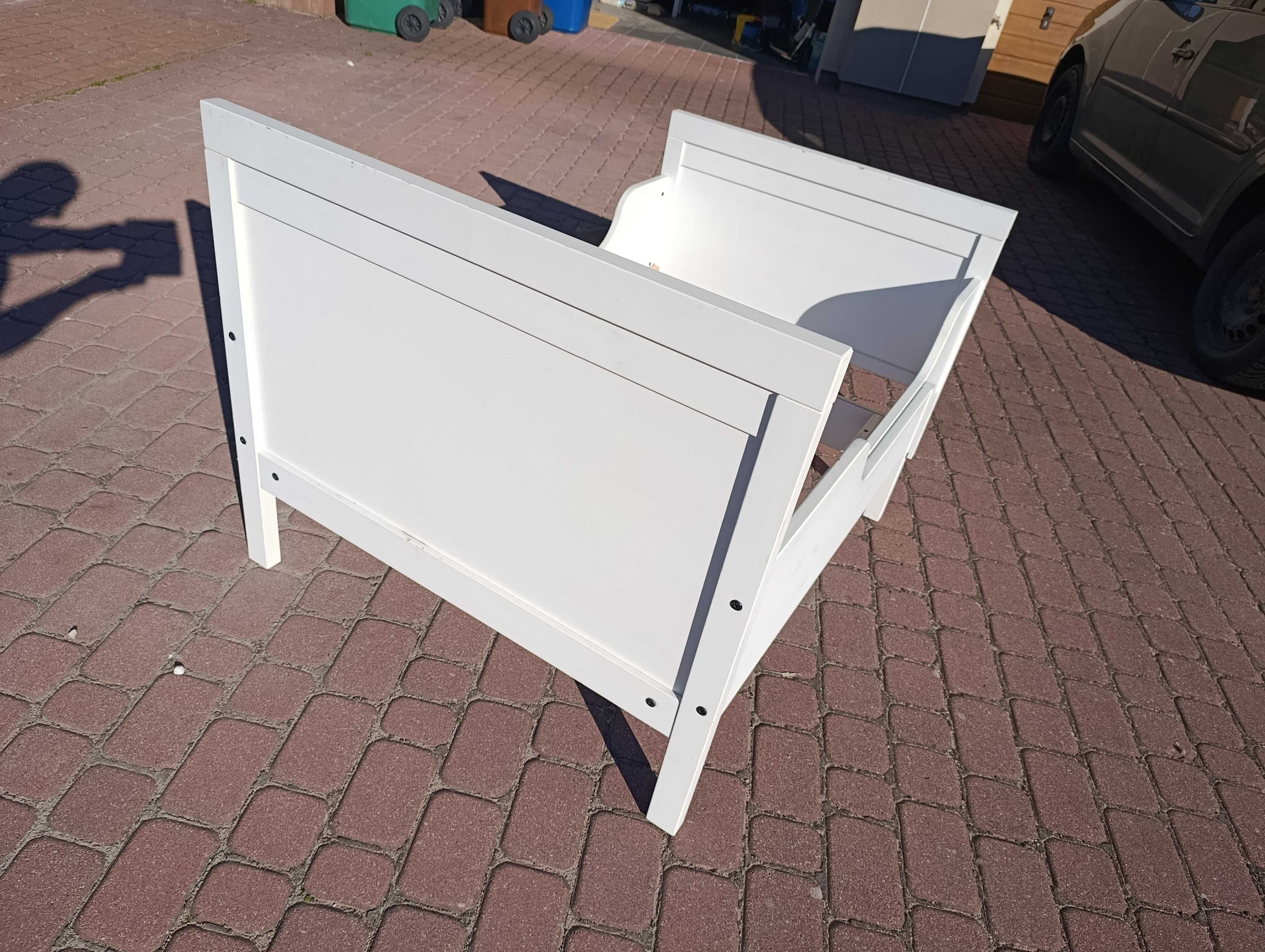 Łóżko IKEA SUNDVIK rozsuwane białe 80x200 cm bez materaca