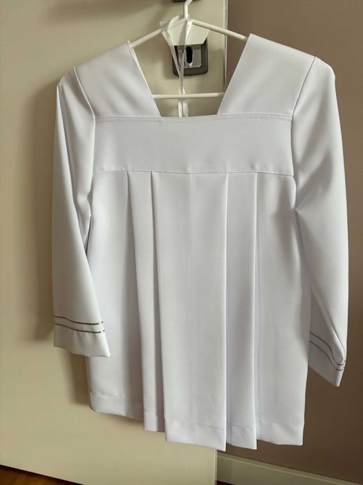 Komża komunijna + elegancka mucha - stan idealny