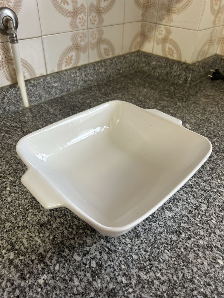 Travessa Branca para forno