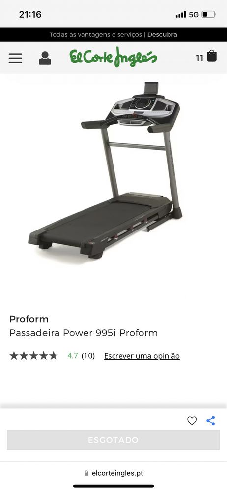 Passadeira Power 995i Proform