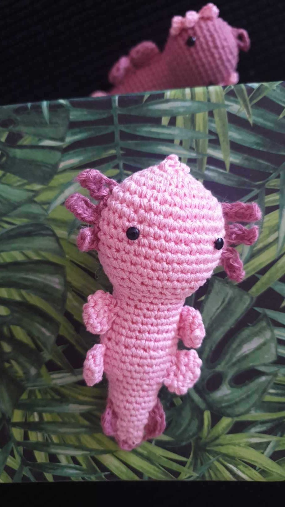 Handmade zabawki axolotl zwierzaki psy postacie
