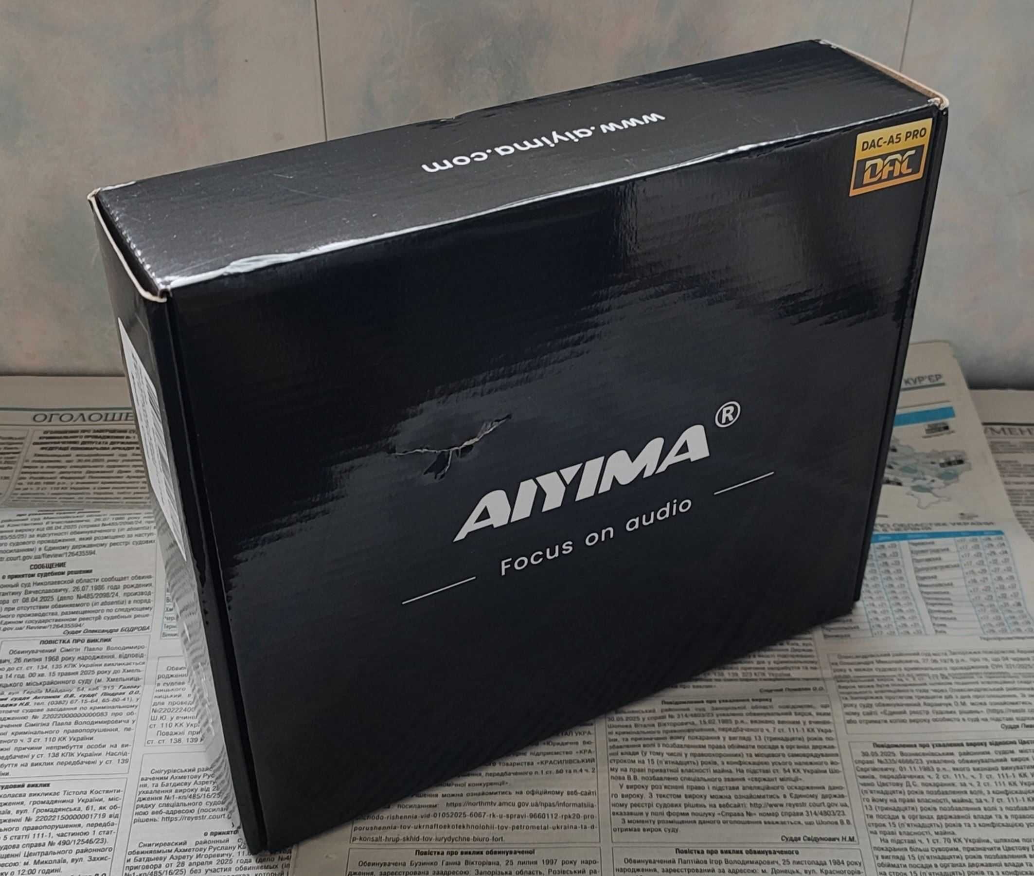 DAC, ЦАП, AIYIMA DAC A5 Pro, Підсилювач навушників. Нове.