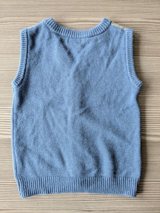 Kamizelka Noa Noa Miniature r. 98 wełna + bawełna + wiskoza, nowa