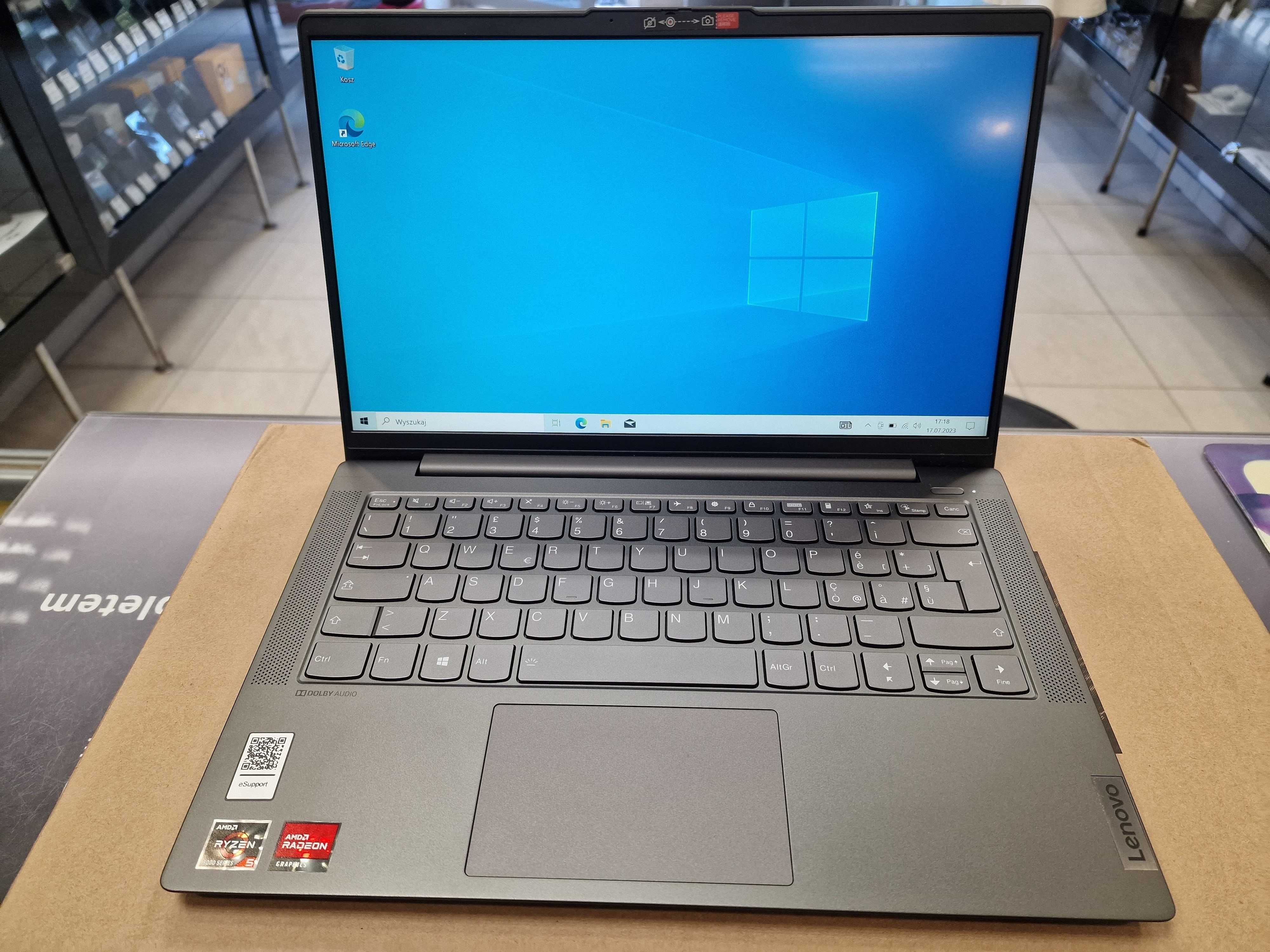 Lenovo Ideapad 5-14/ R5 5500U/ 8GB/ 256GB/ FHD/ BDB/ Gwarancja