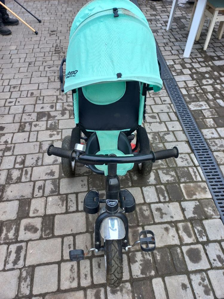 Коляска велосипед детский трехколесный