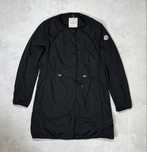 ANTHEMIS GIUBBOTTO Moncler woman waterproof coat чорний плащ в розм 4