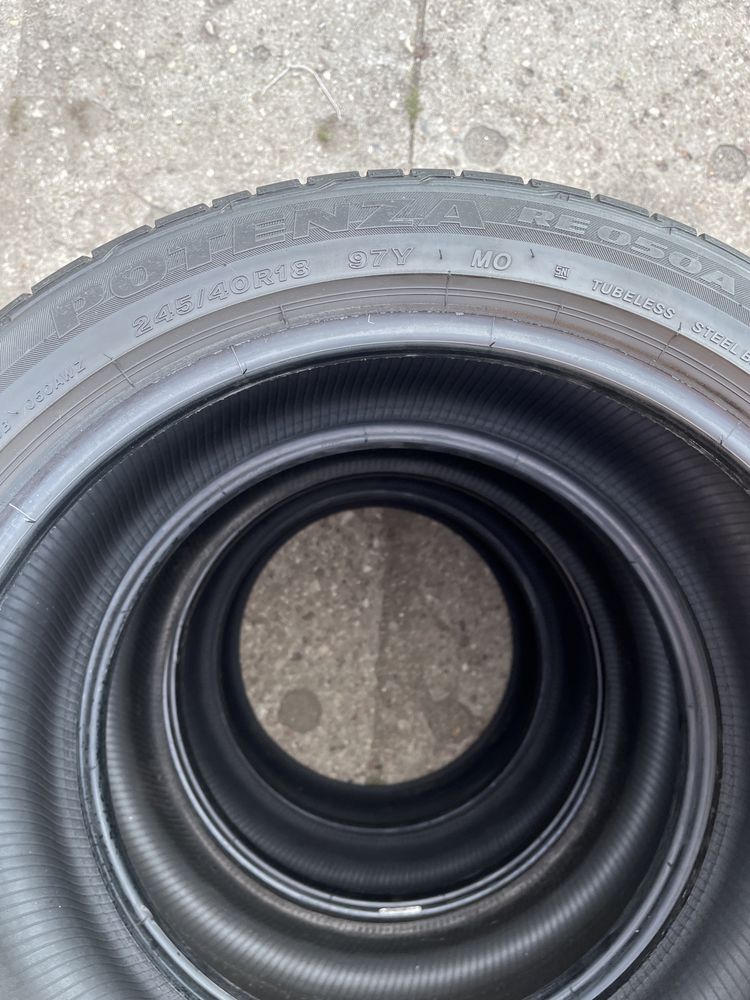 Opony Bridgestone 245/40r18 97Y Potenza RE050A EcoPia 4szt letnie rant