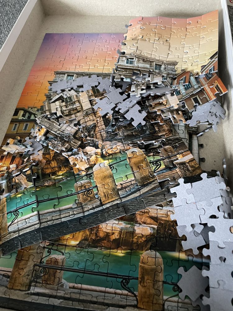 PUZZLE 500 elemwntów Trefl Premium Quality Fontanna w Rzymie