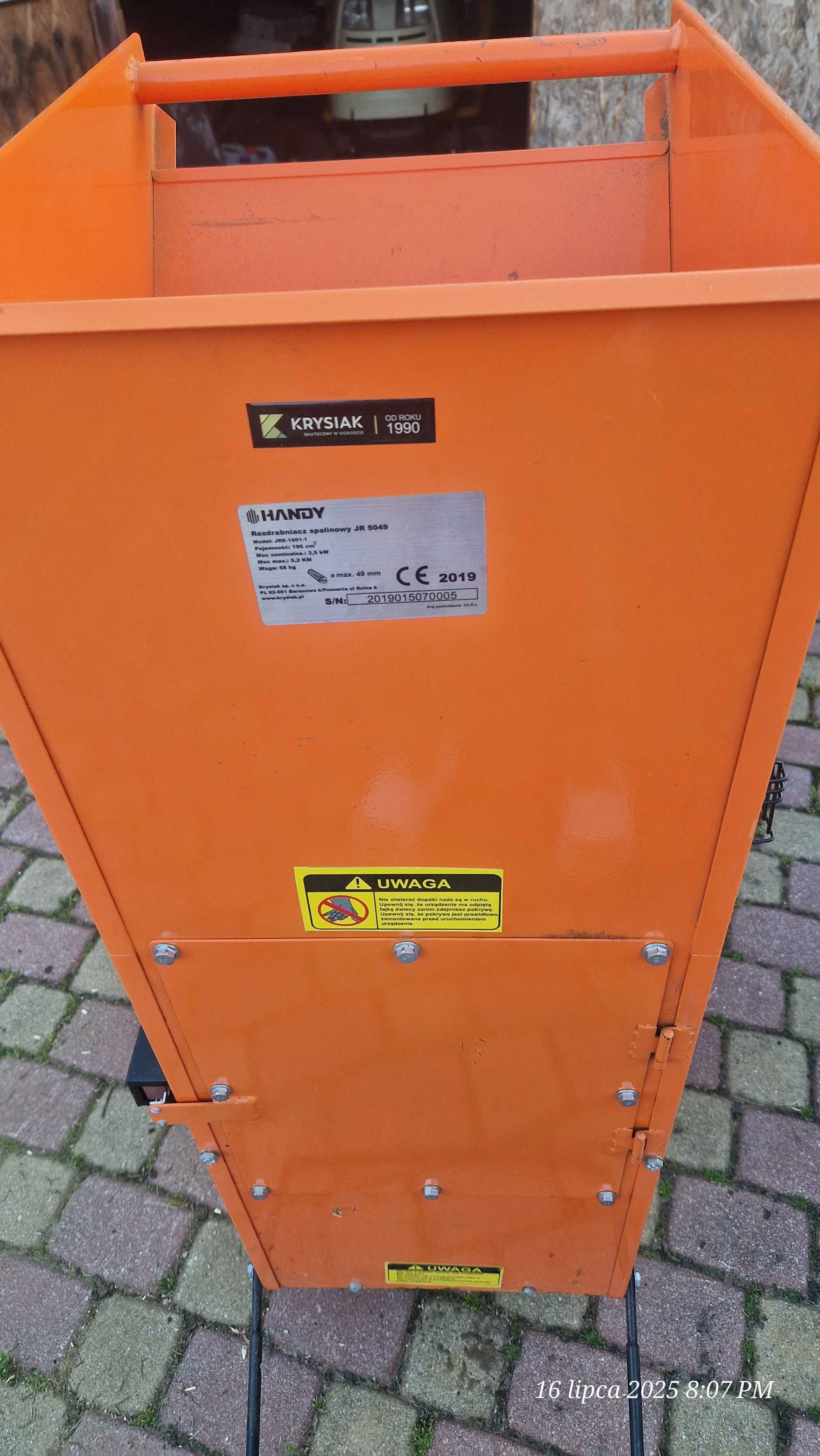 Rozdrabniarka do galezi spalinowa Handy JR5049