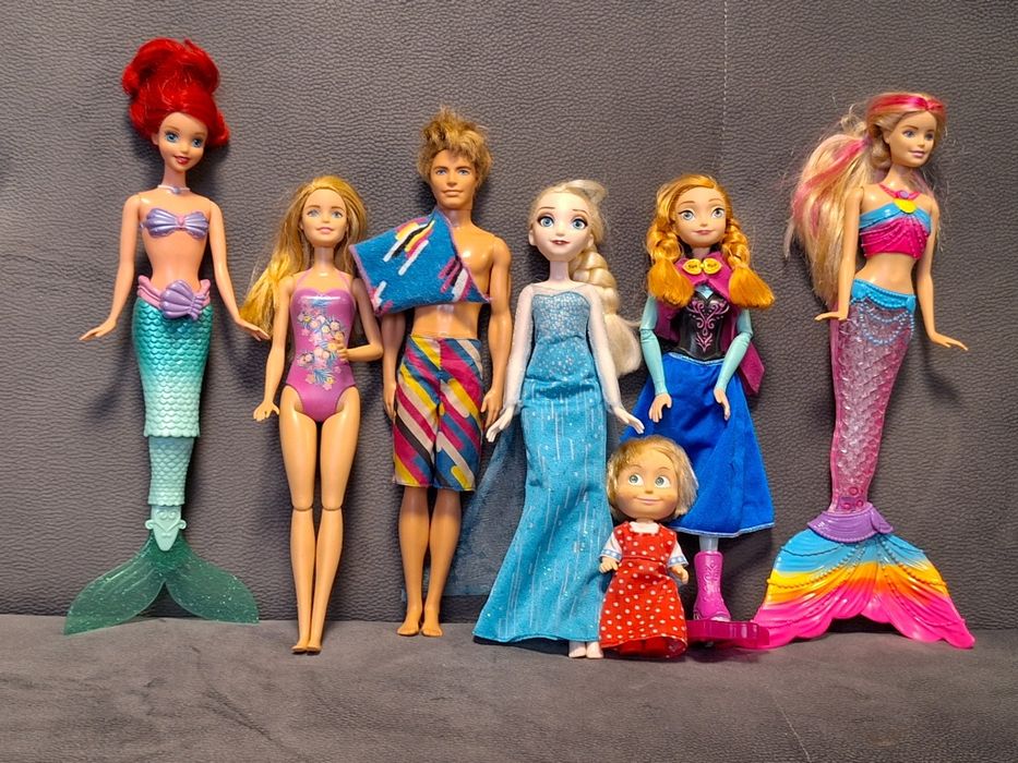 Sprzedam lalki barbie i księżniczki