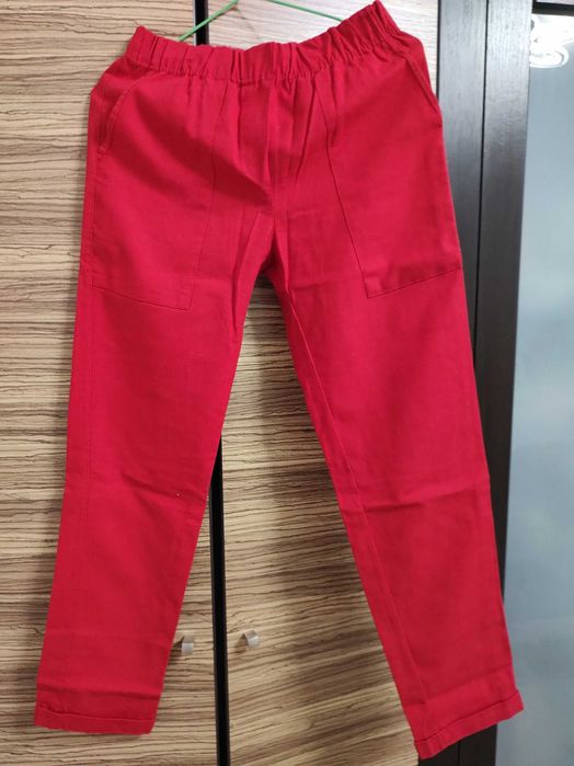 Брюки льон літні