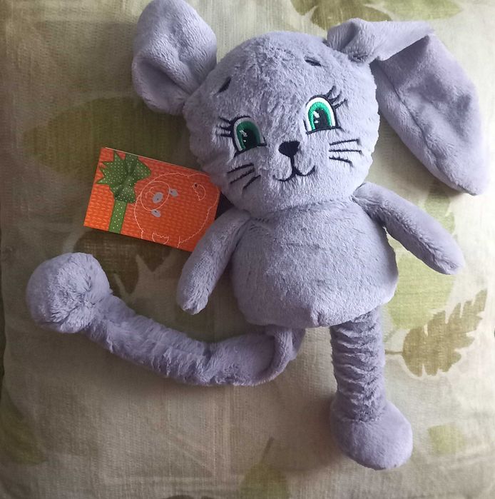 М'яка іграшка кіт зайчик