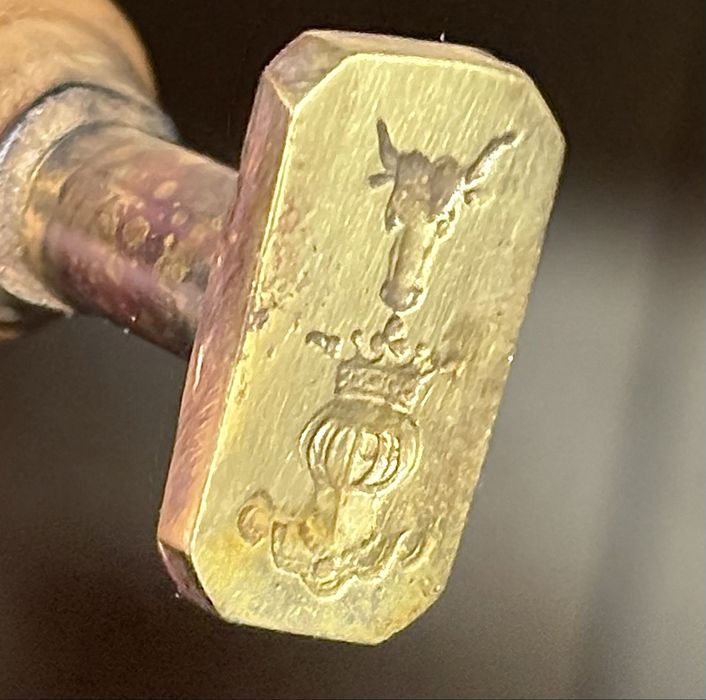 Pieczęć Herbu Bawola Głowa XIX w.