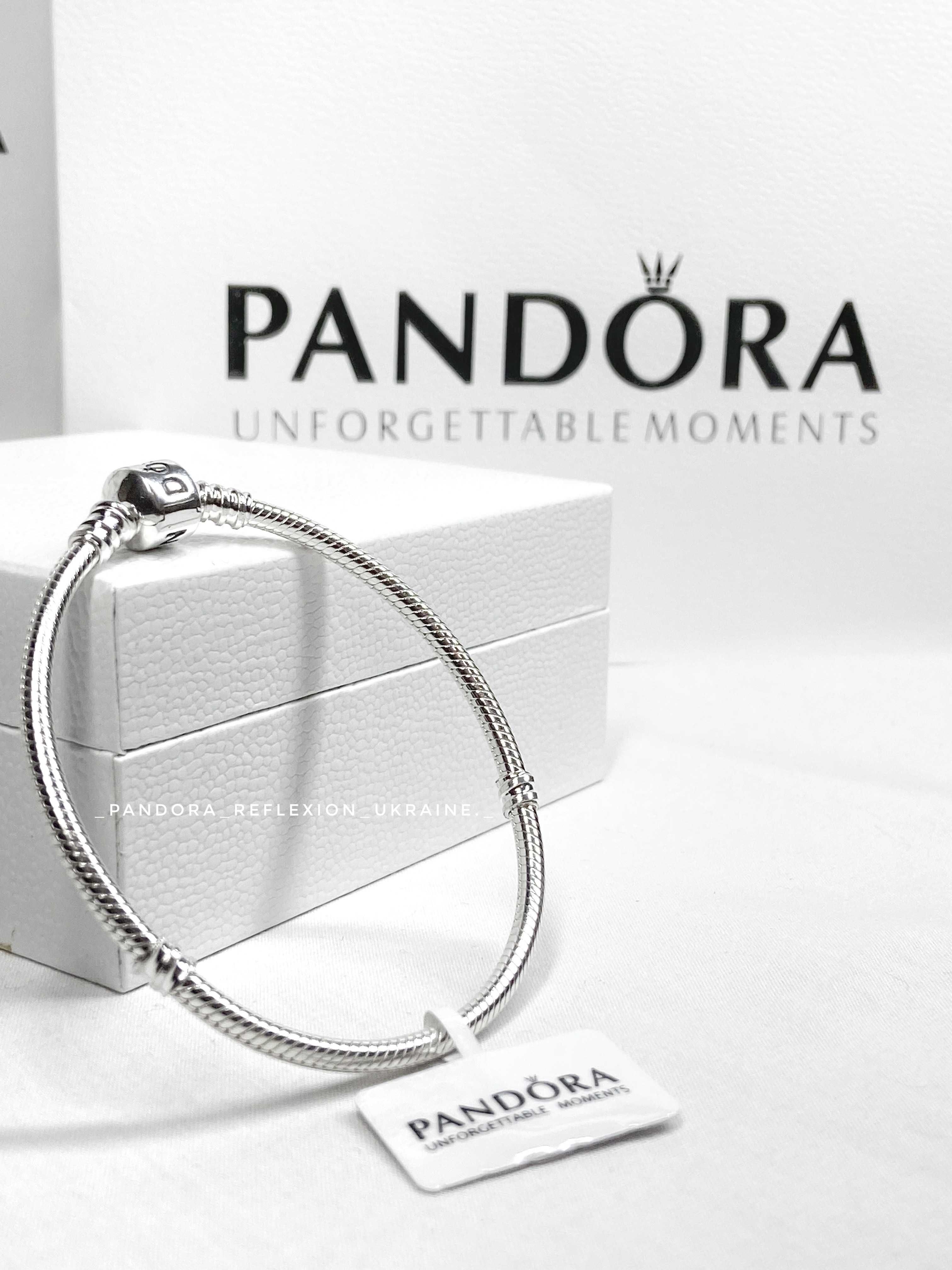 Браслет Pandora класичний. Класік браслет. Упаковка. шарми